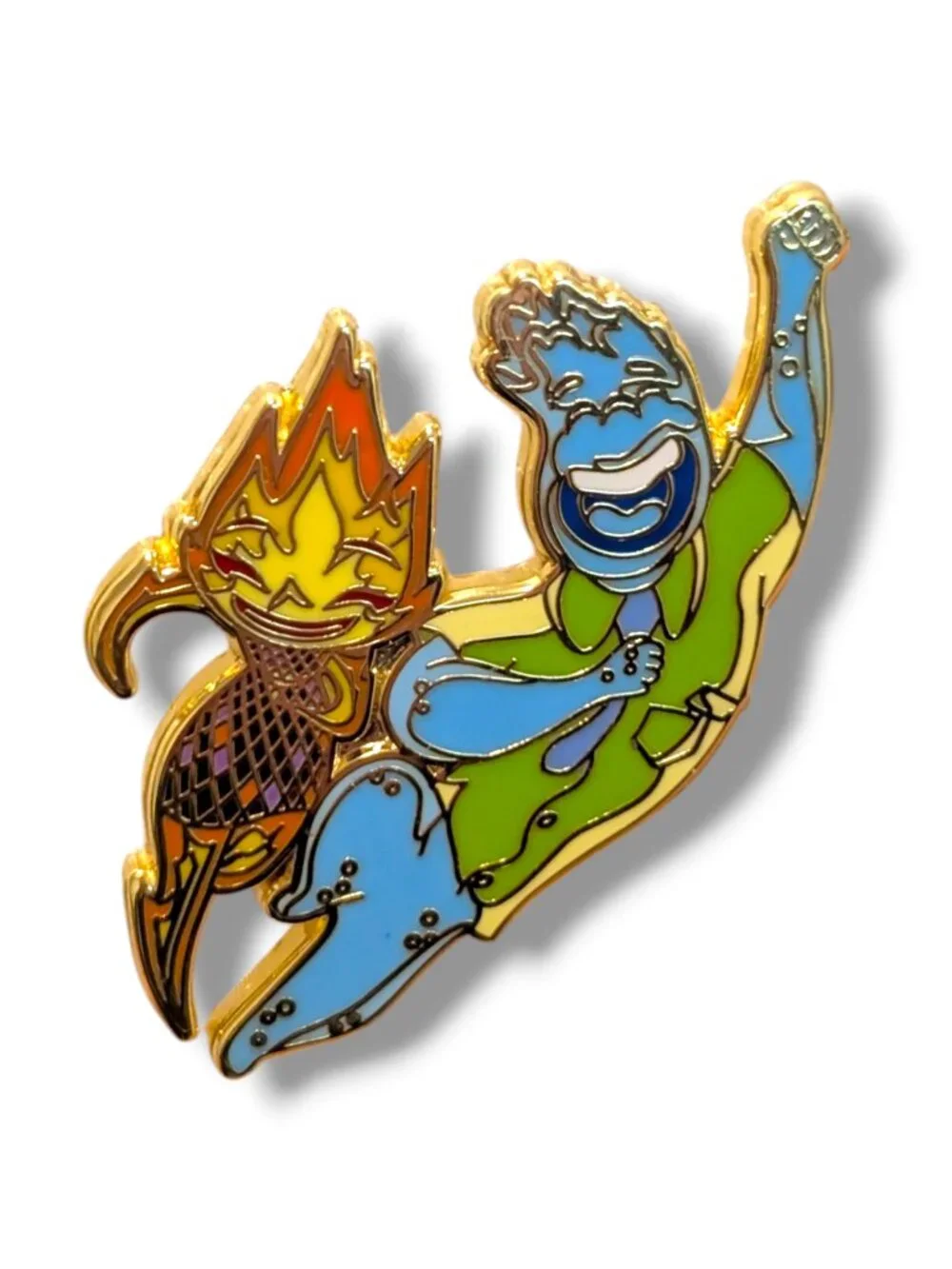 Elemental Disney Pin: Ember and Wade